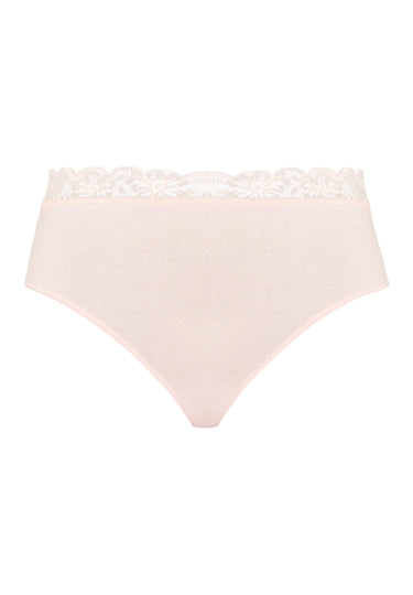72436 Cotton Lace Full Brief - 1381 Powder